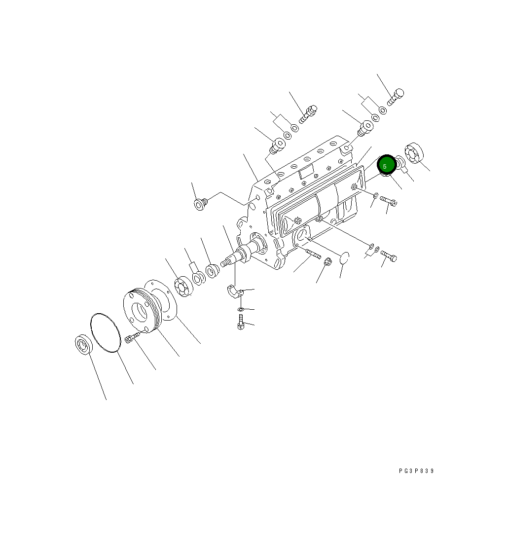 Крышка DK131028-6020 Komatsu