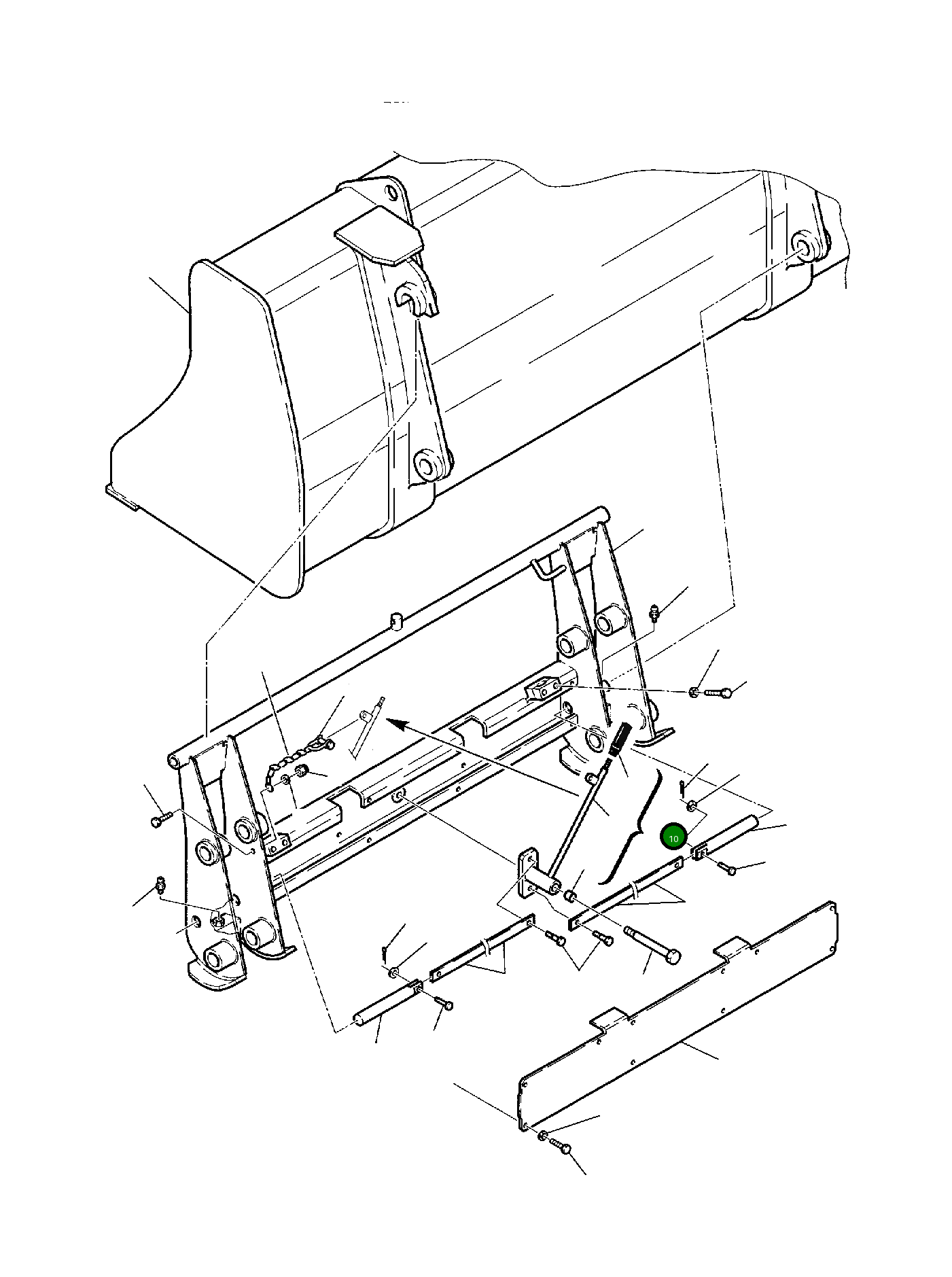 Рычаг 312630302 Komatsu