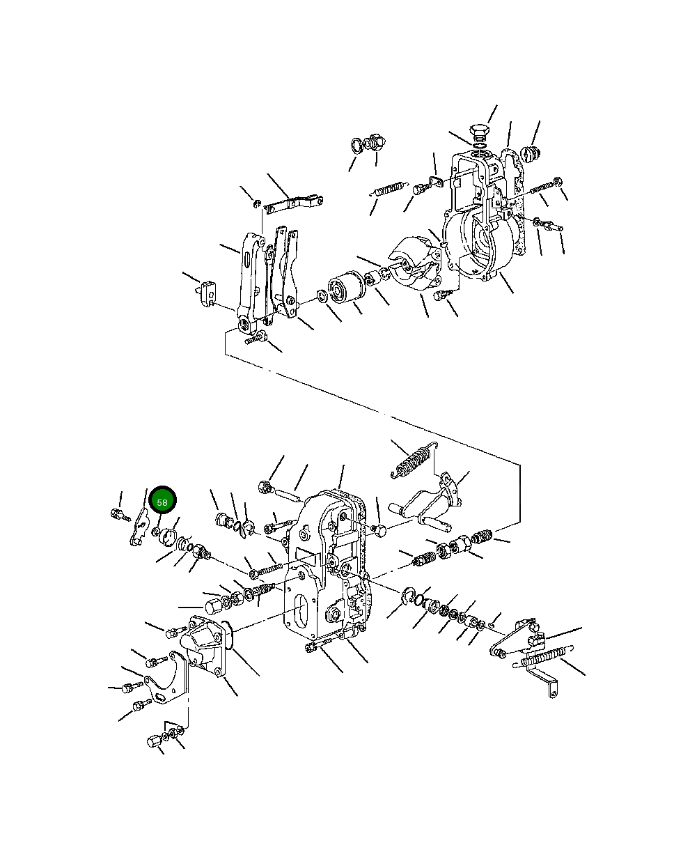Рычаг YMX15438-27920 Komatsu