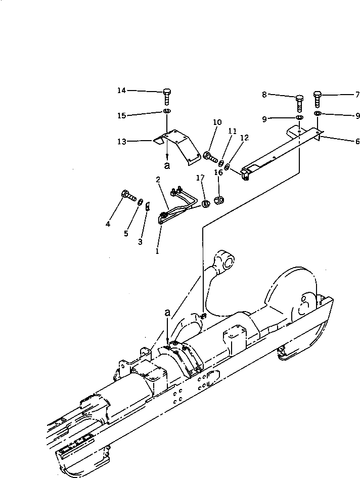 Крышка 144-62-61160 Komatsu