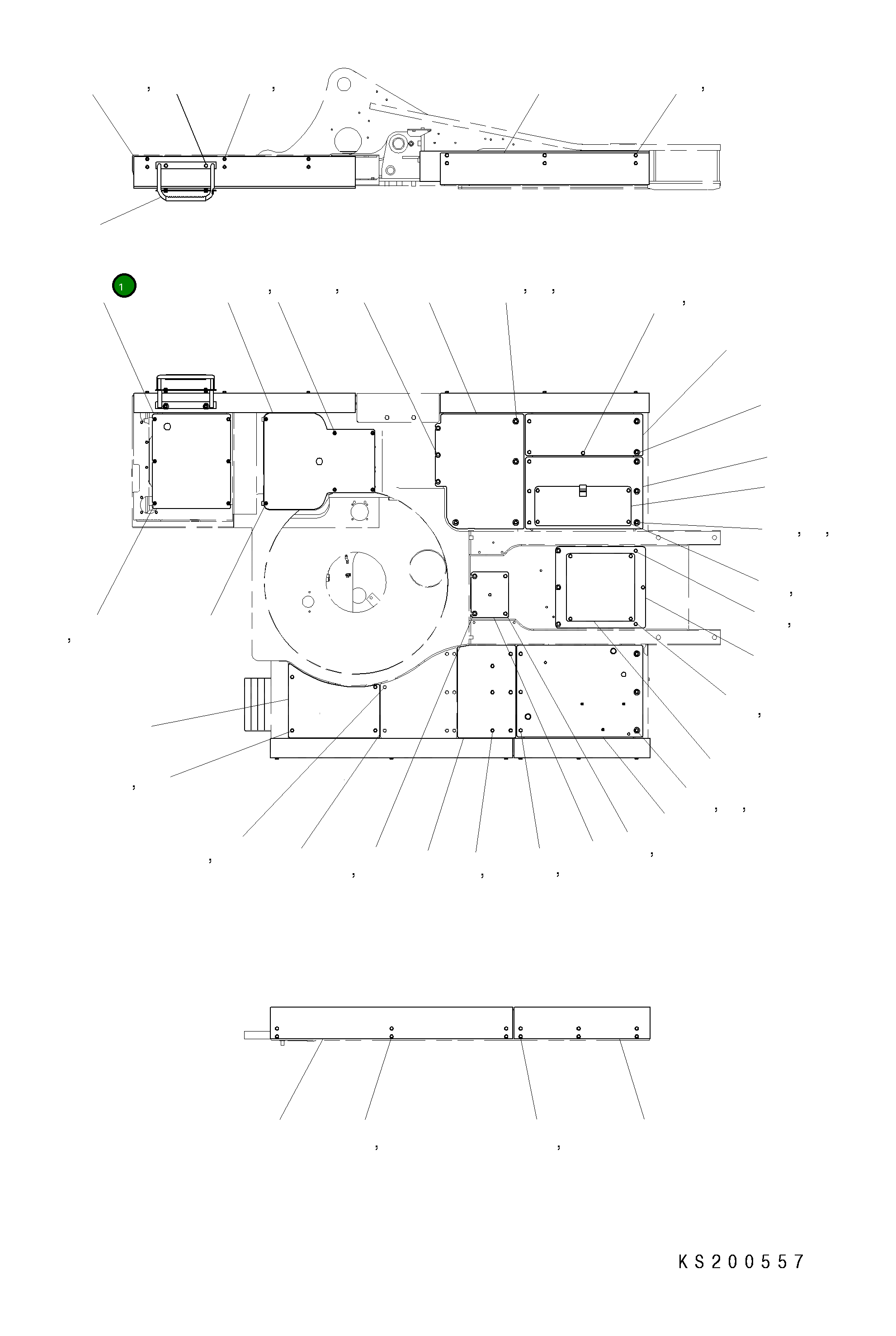 Крышка KIT 206-54-KA511 Komatsu