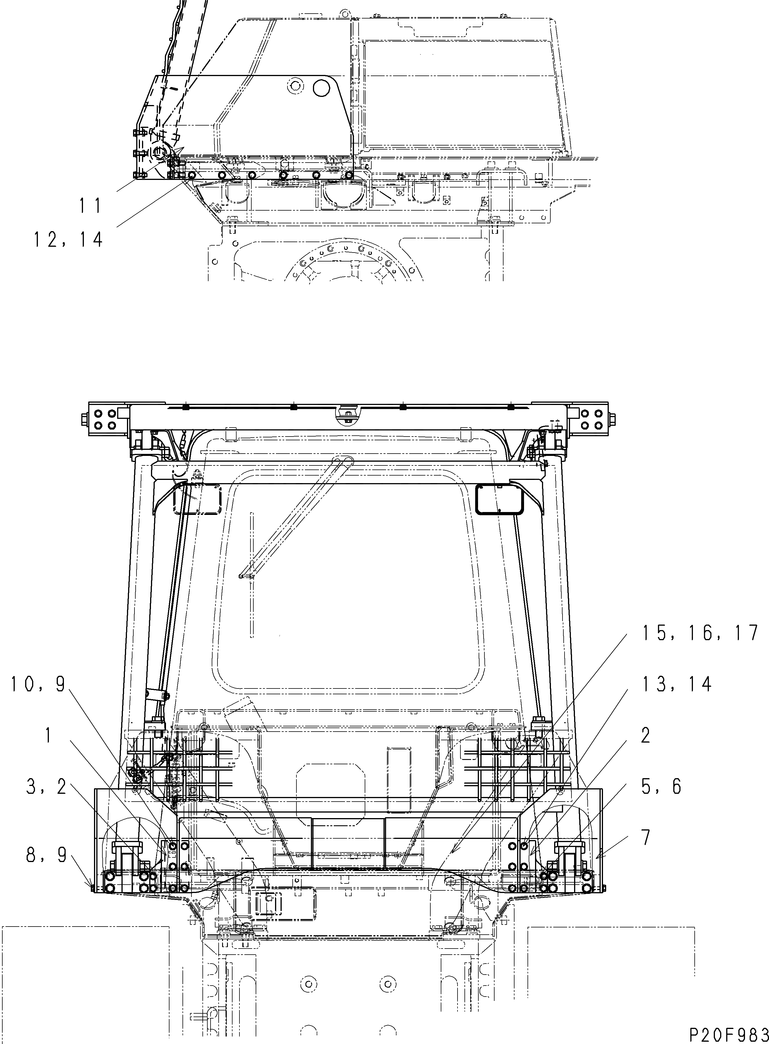 Крышка 134-X78-1750 Komatsu