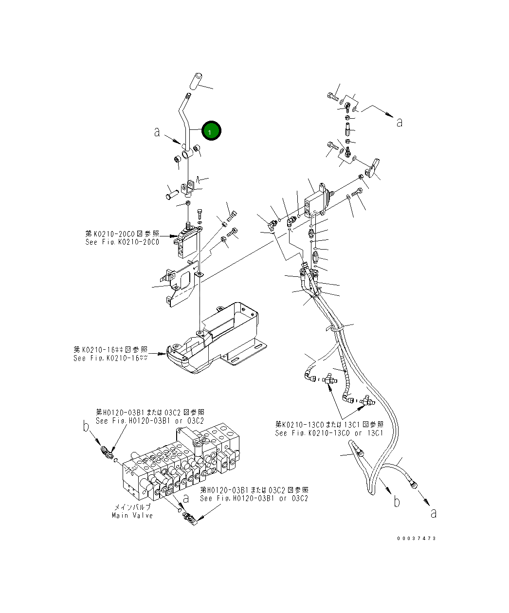 Рычаг 22F-910-2910 Komatsu
