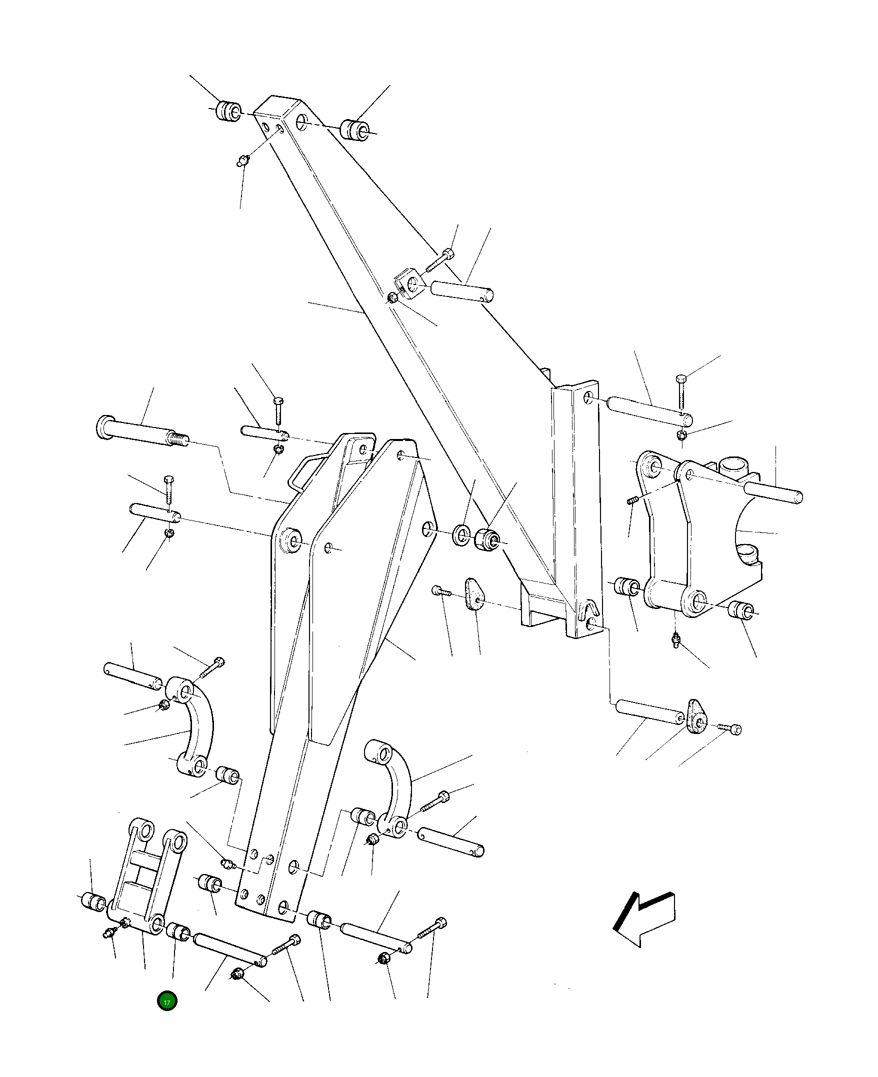 Рычаг UE2000040 Komatsu