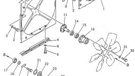 Крышка 21T-03-71370 Komatsu