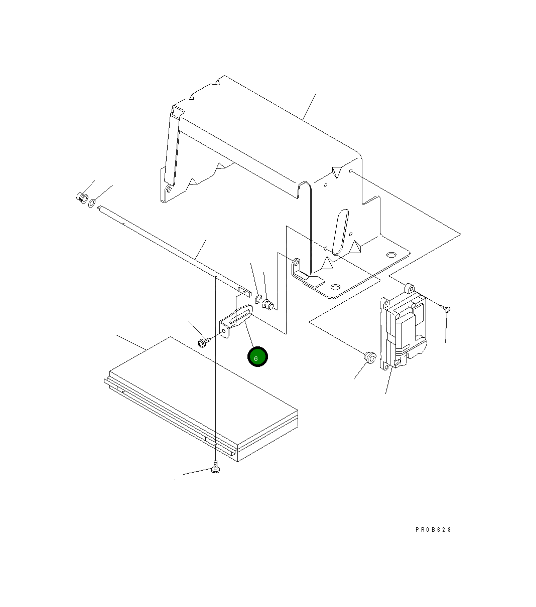Рычаг ND017732-4380 Komatsu