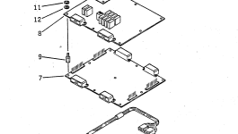 Крышка 7816-12-1020  Komatsu