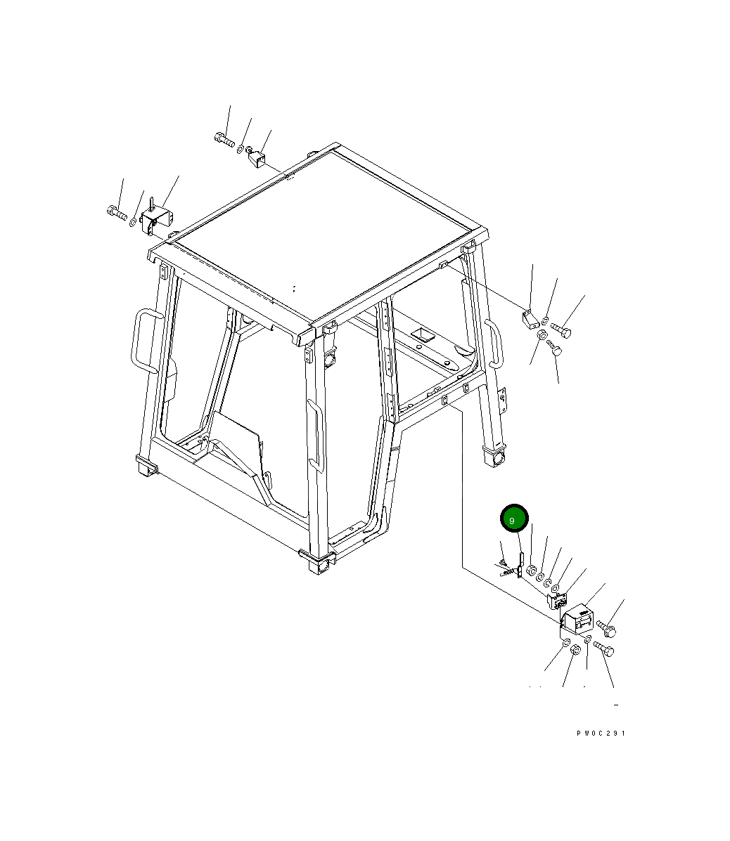 Рычаг 11Y-979-2730  Komatsu