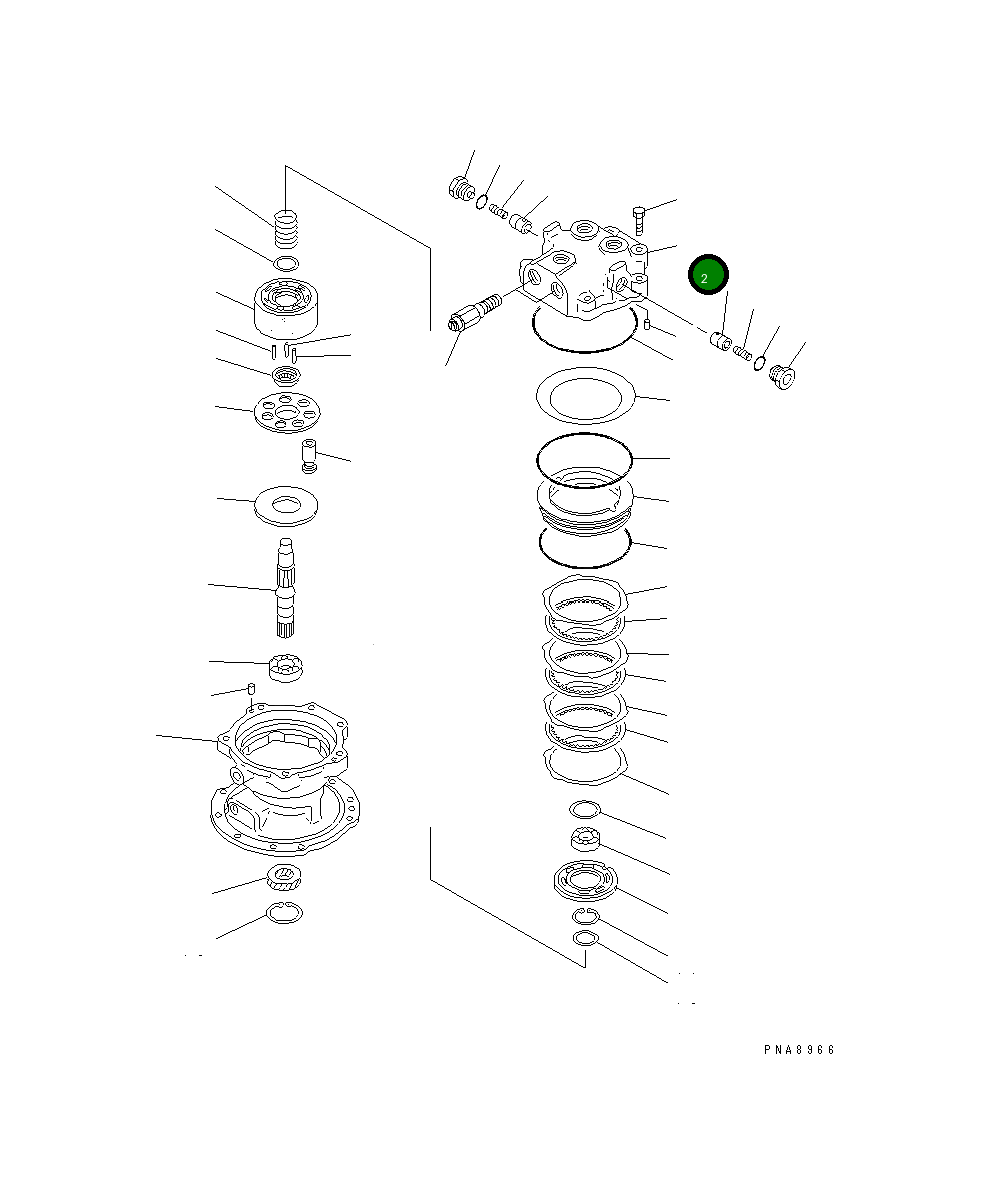 Крышка,END 708-7T-51510  Komatsu