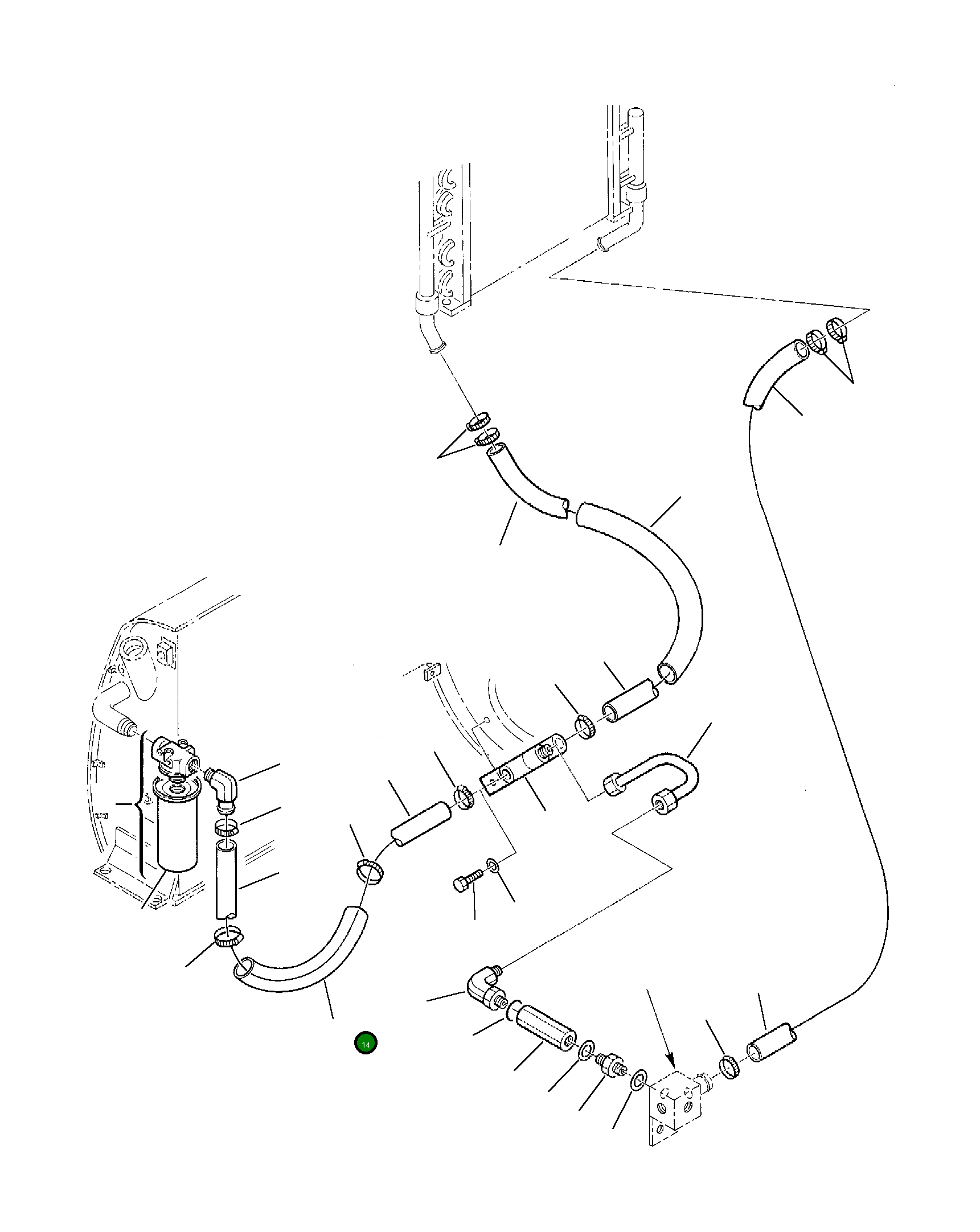Крышка 3F1084601 Komatsu