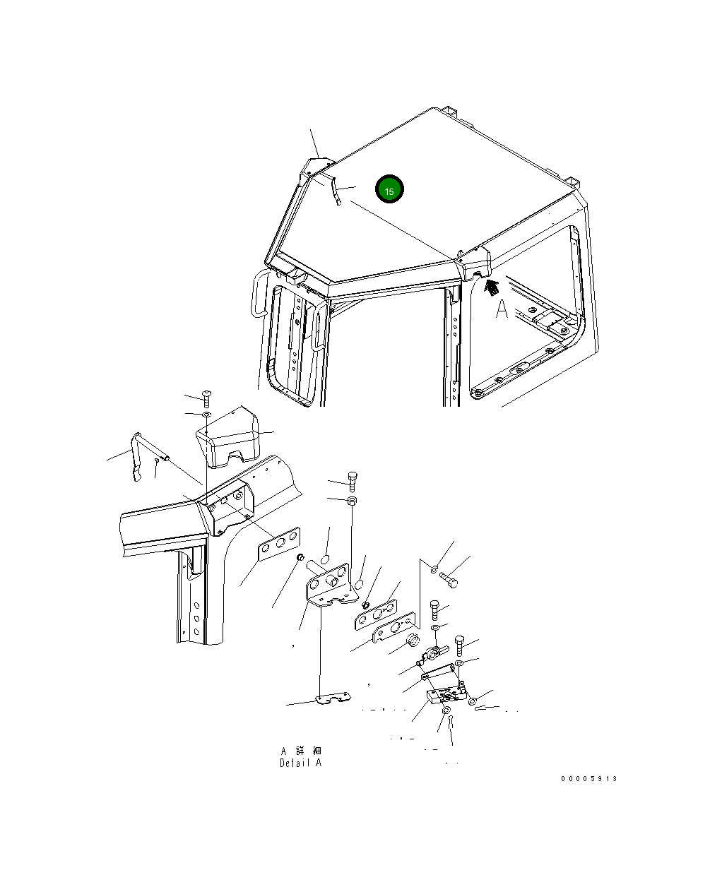 Рычаг 17A-Z11-3732 Komatsu