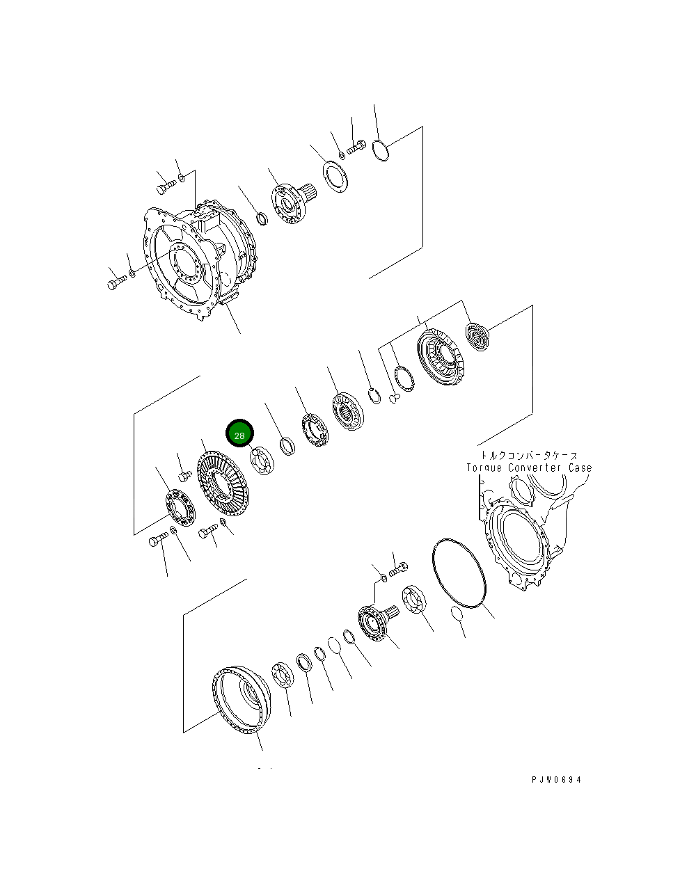 Подшипник 581-08-11310 Komatsu