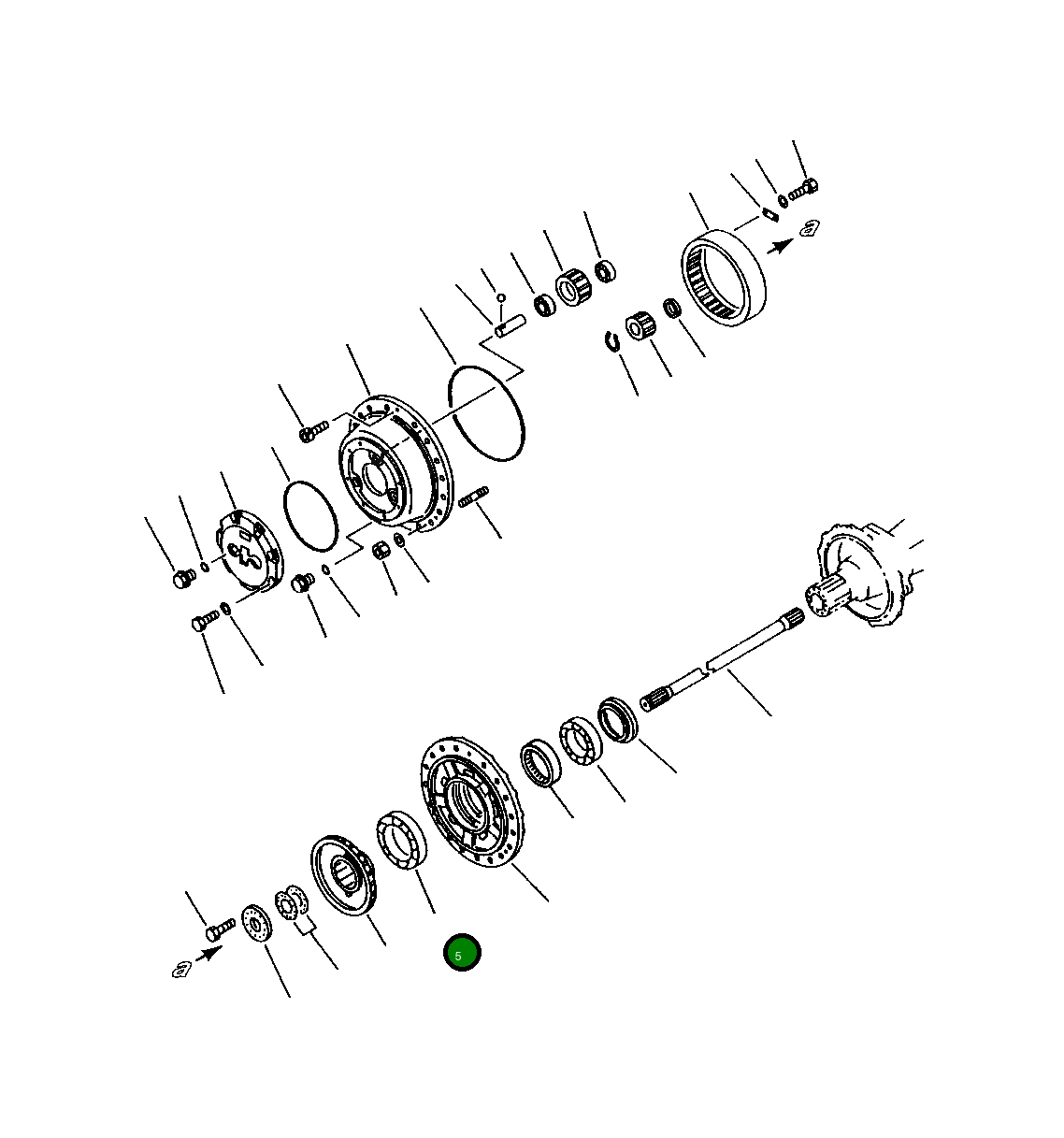 Подшипник 423-22-12850 Komatsu