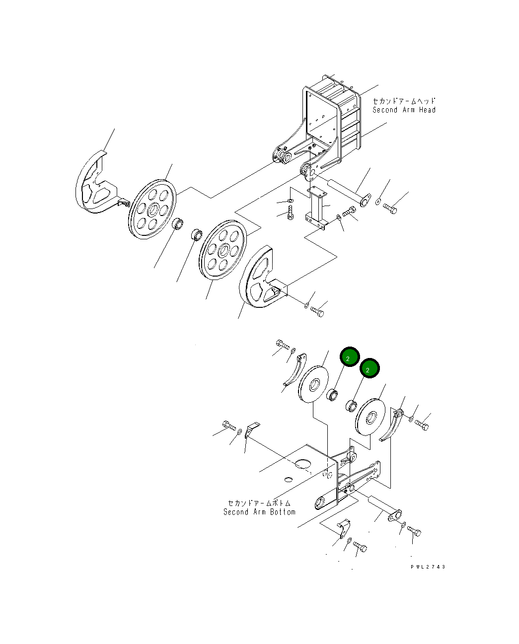 Подшипник 20Y-957-2130  Komatsu