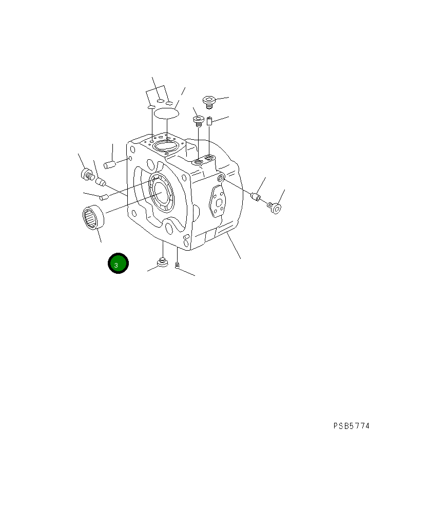 Подшипник 21P-60-K3530 Komatsu
