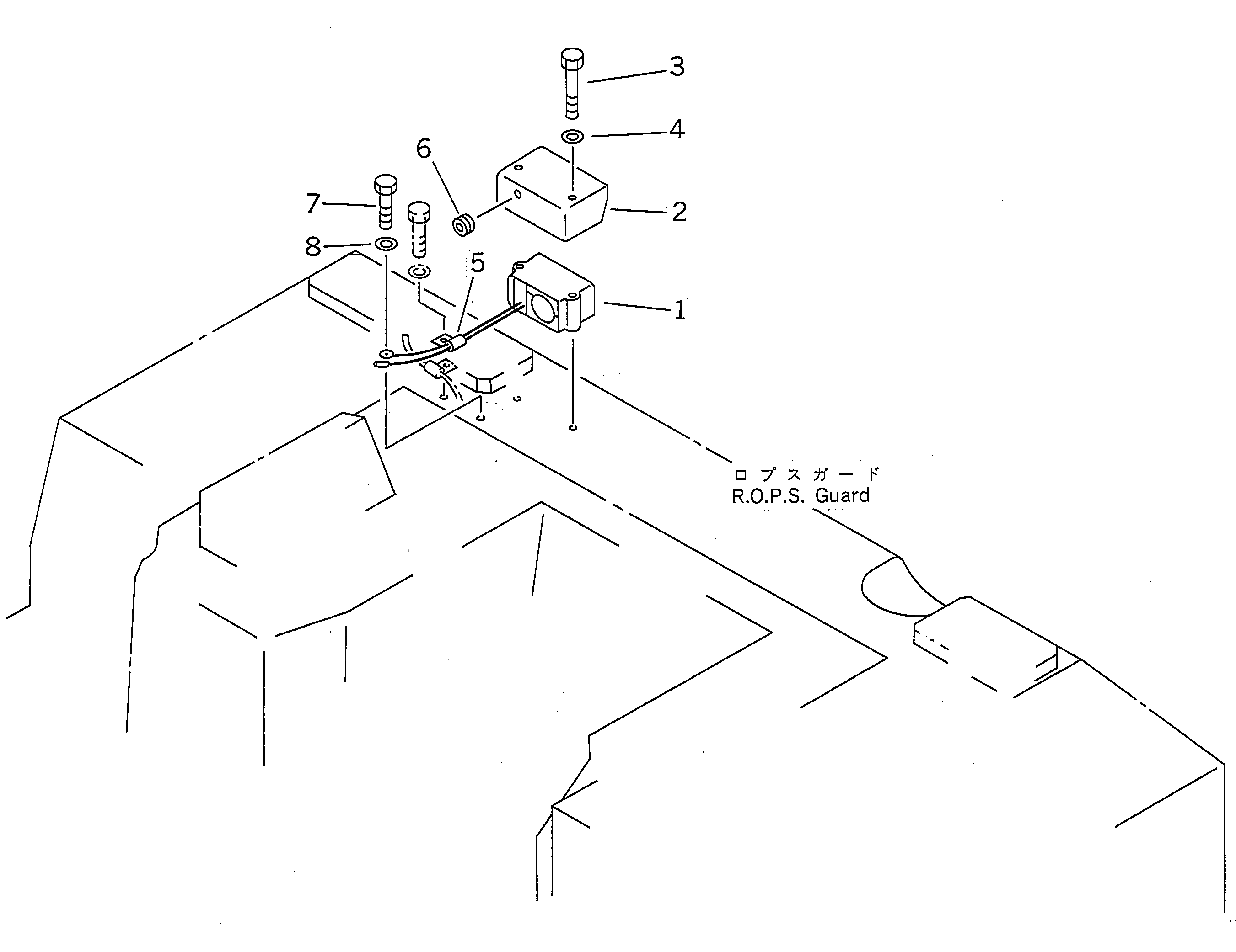 Крышка 175-06-61421 Komatsu