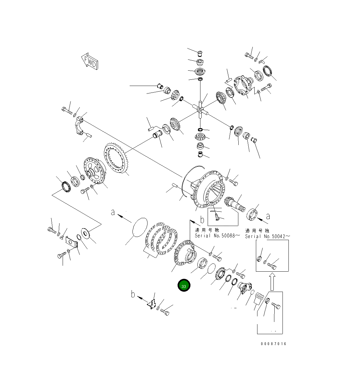 Подшипник 42C-22-11811 Komatsu
