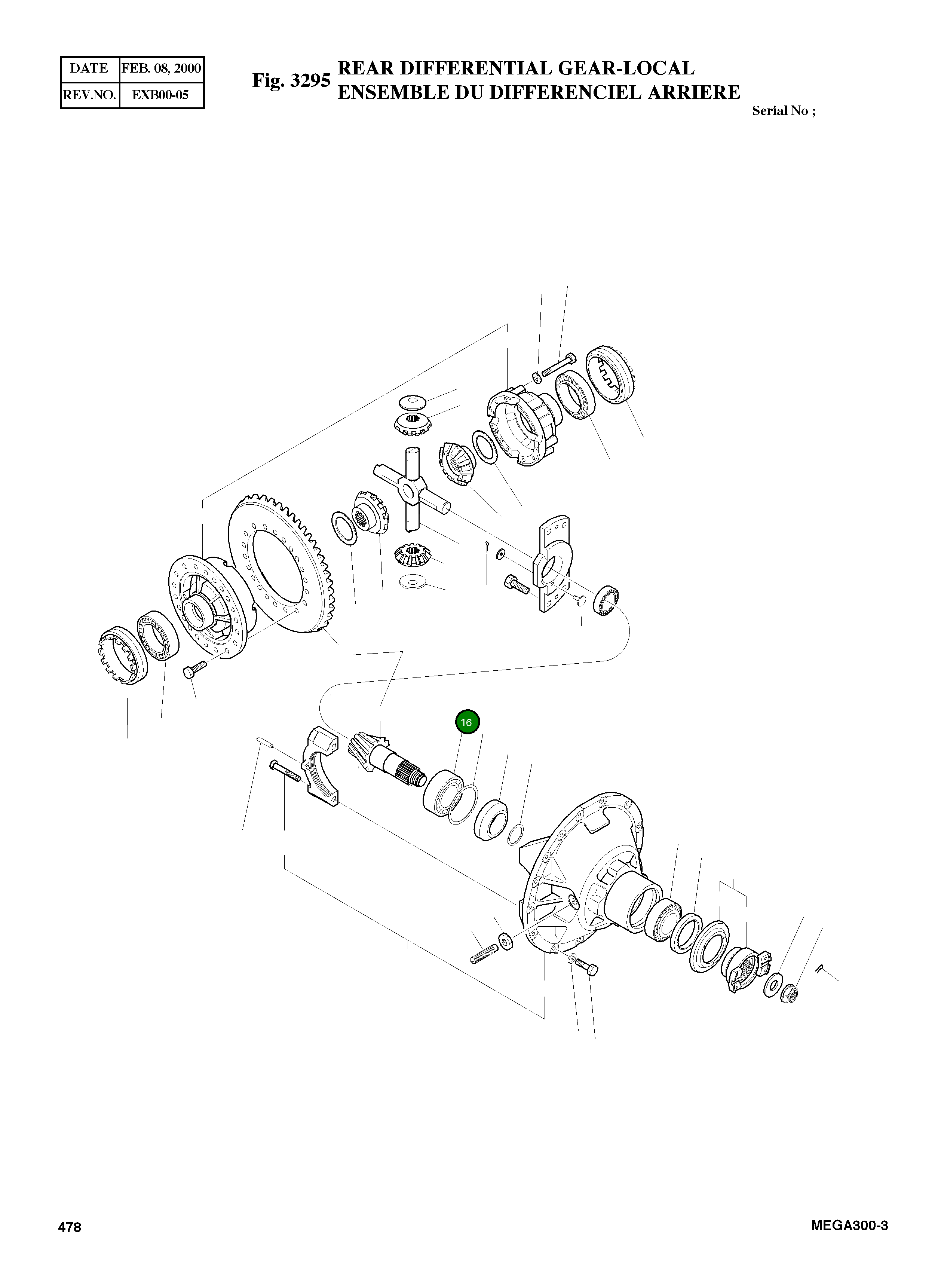 Подшипник 4109-7039 Komatsu