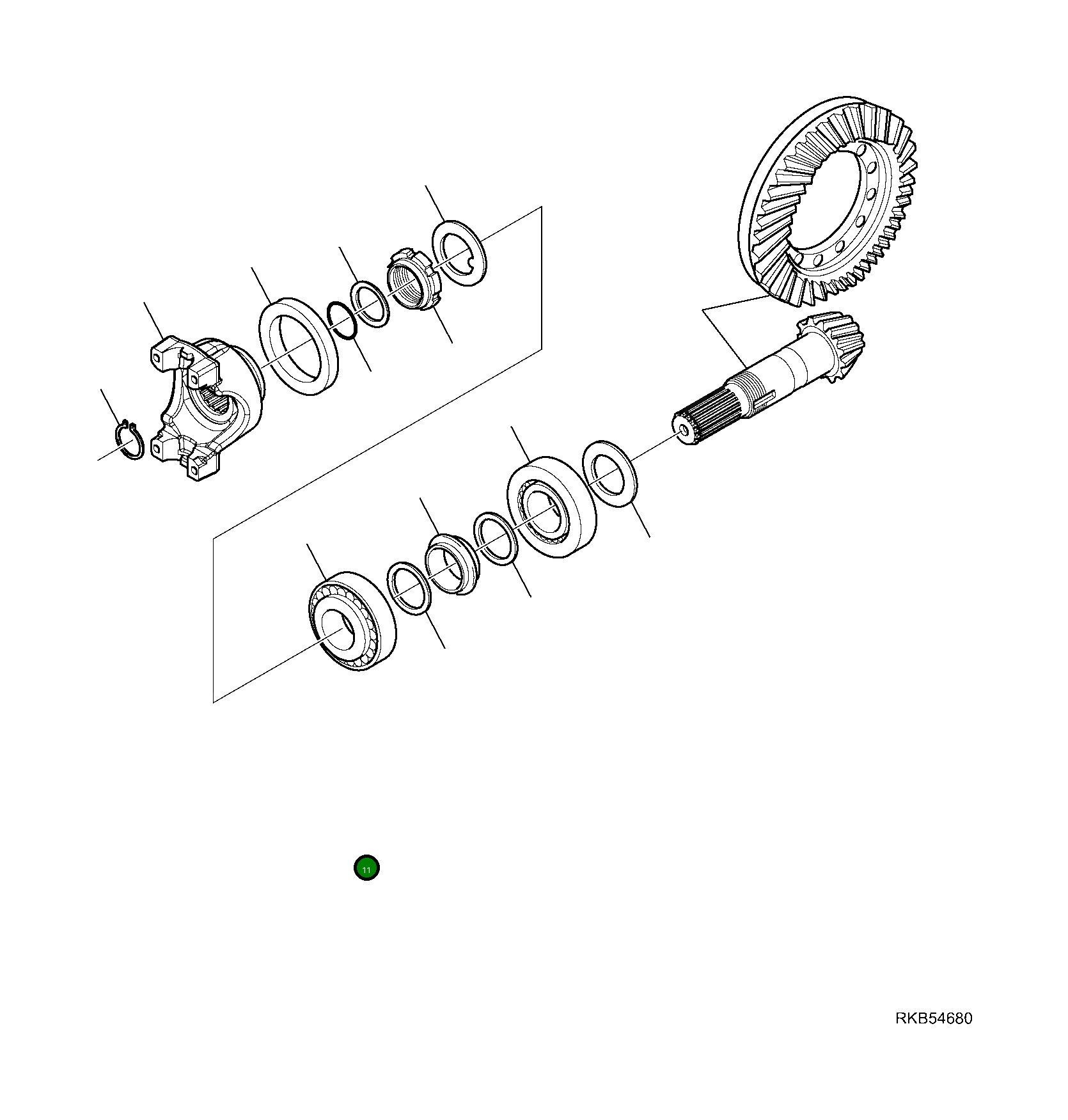 Подшипник CA0273500 Komatsu