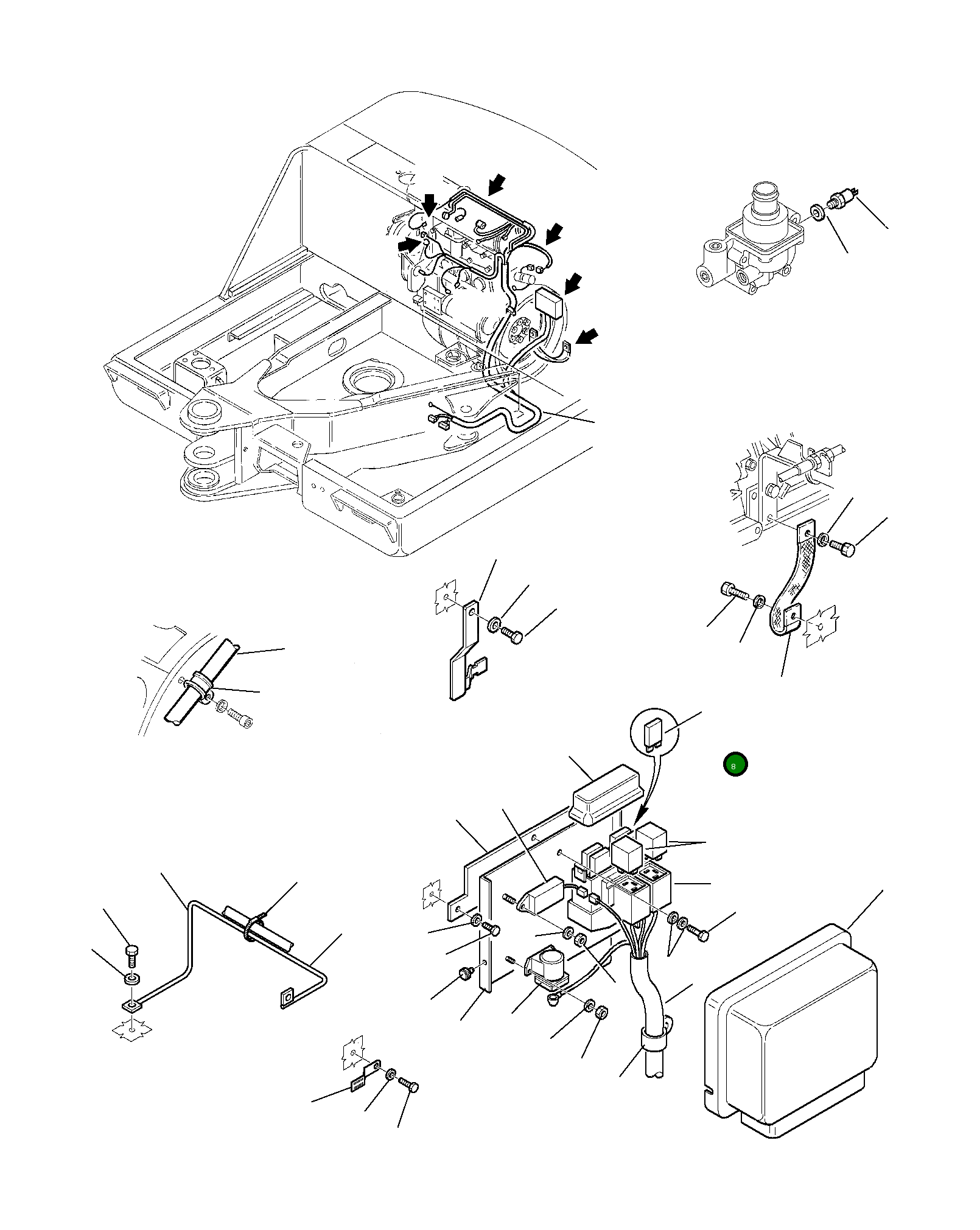 Предохранитель 40A 22E-06-11610 Komatsu