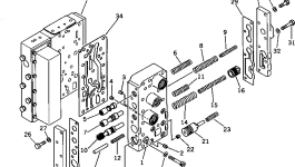 Крышка 419-15-15133  Komatsu
