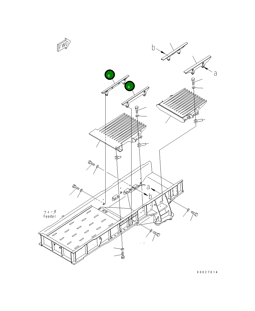 Крышка 8295-72-1470 Komatsu