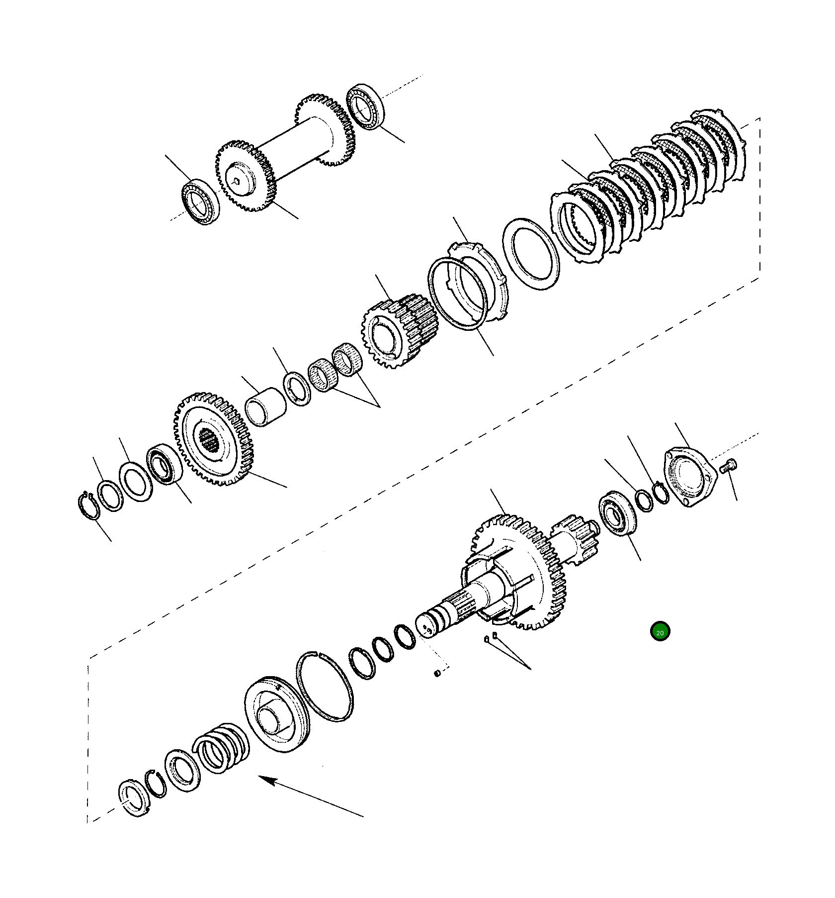 Подшипник CAO026188 Komatsu