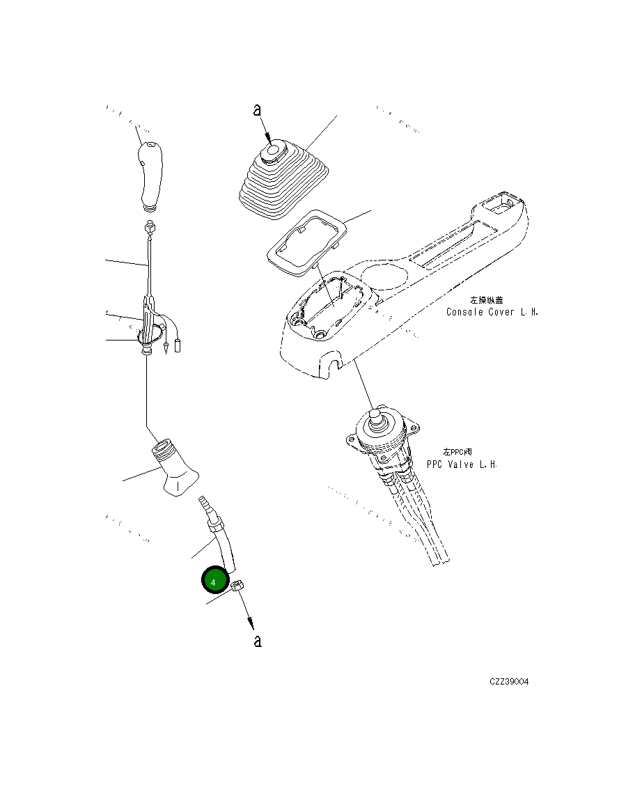 Рычаг 20Y-43-42380 Komatsu