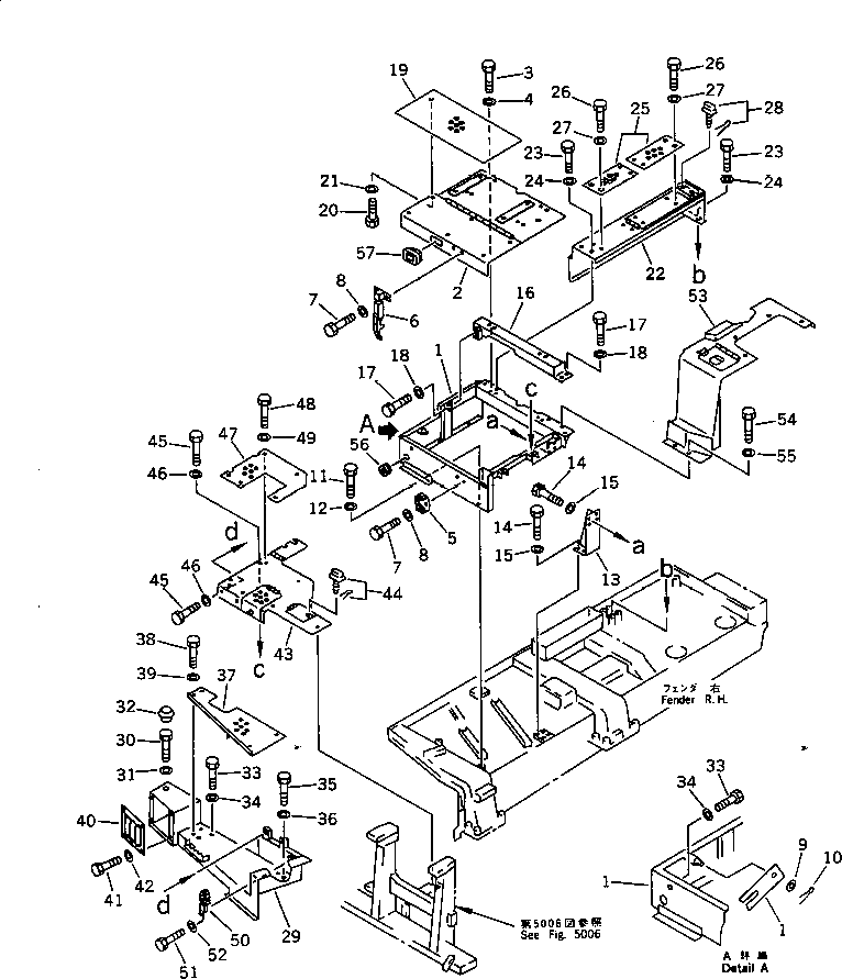 Крышка 195-54-42311 Komatsu