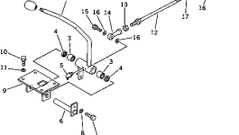 Рычаг 20B-43-31320 Komatsu