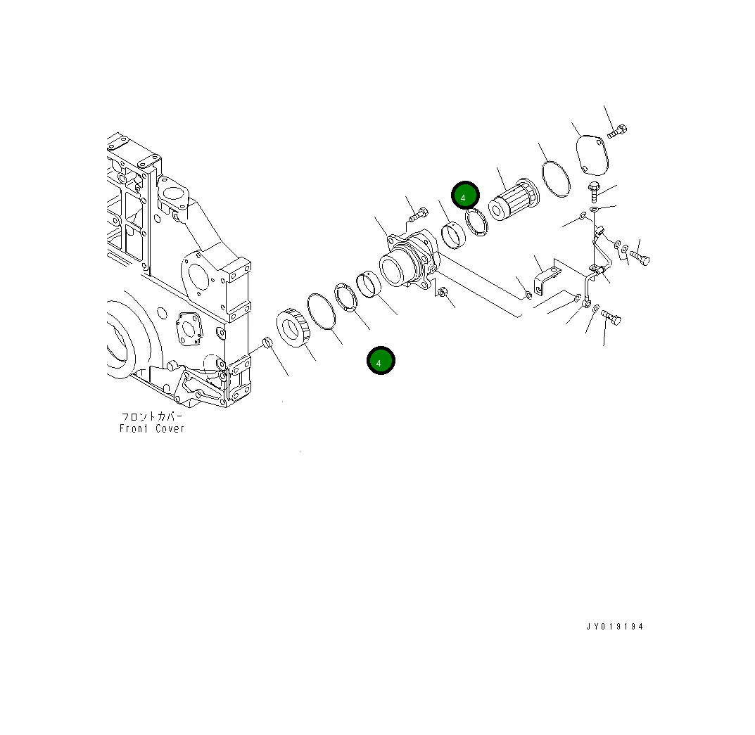 Подшипник 6210-81-4850 Komatsu