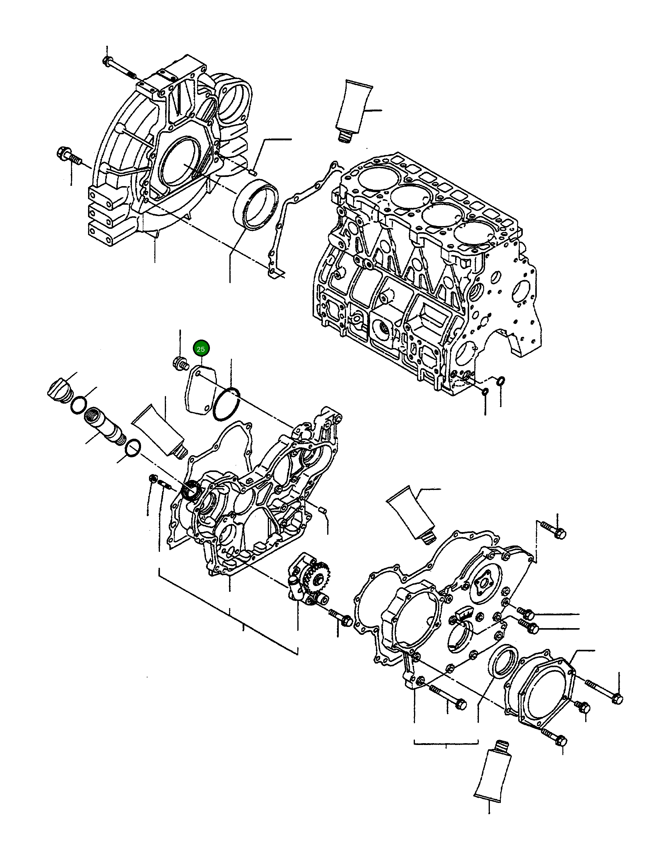 Крышка YM129930-01870 Komatsu