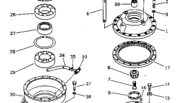 Роликовый подшипник 06030-22322 Komatsu