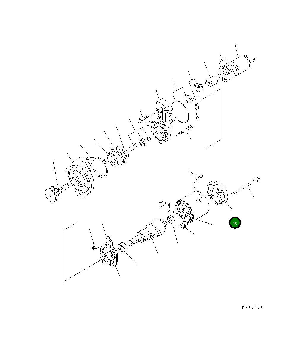 Крышка YMX211483003  Komatsu