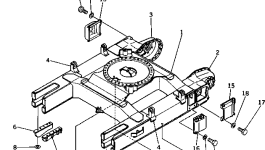 Крышка 205-30-67510 Komatsu