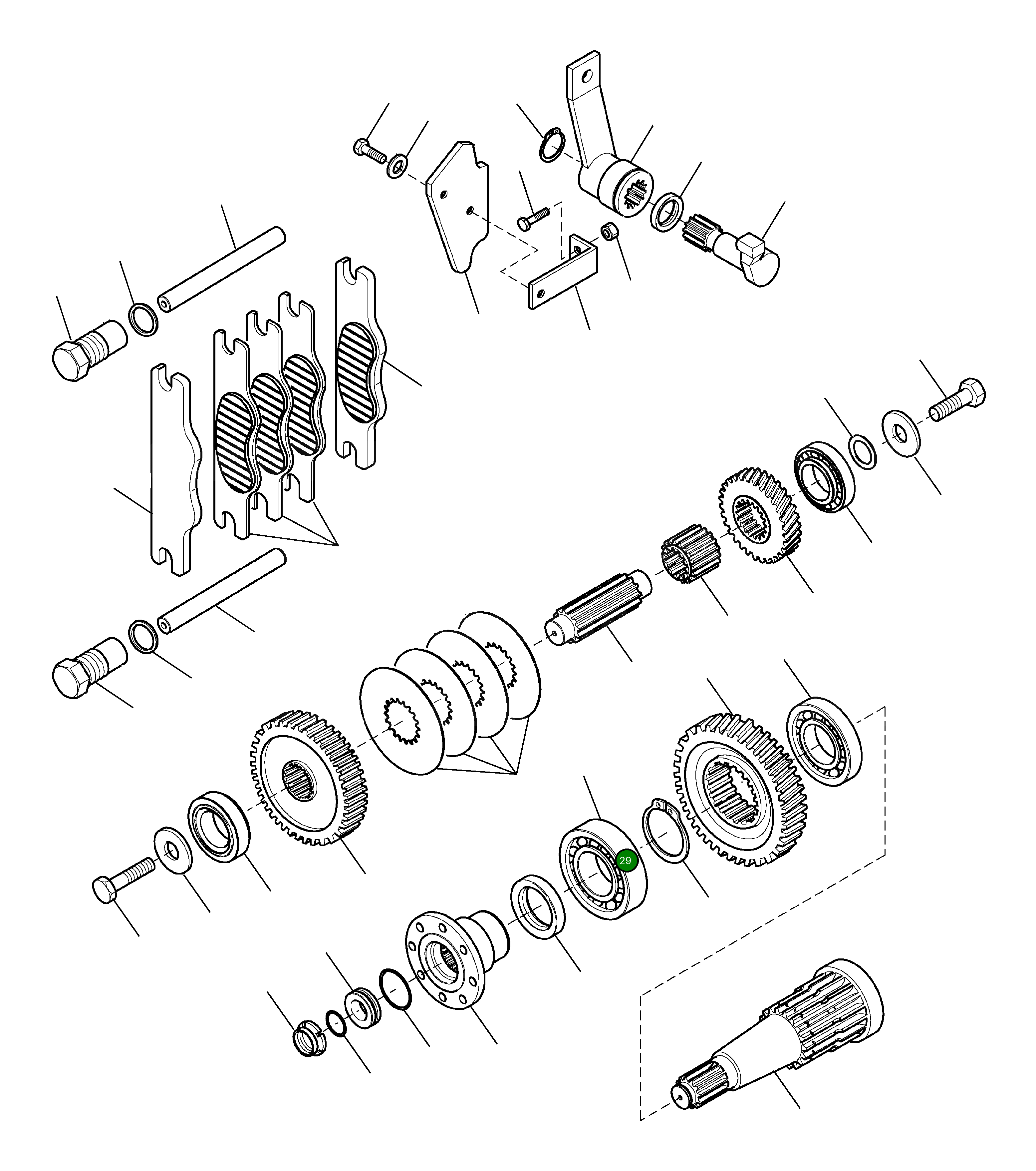 Подшипник 805010124 Komatsu
