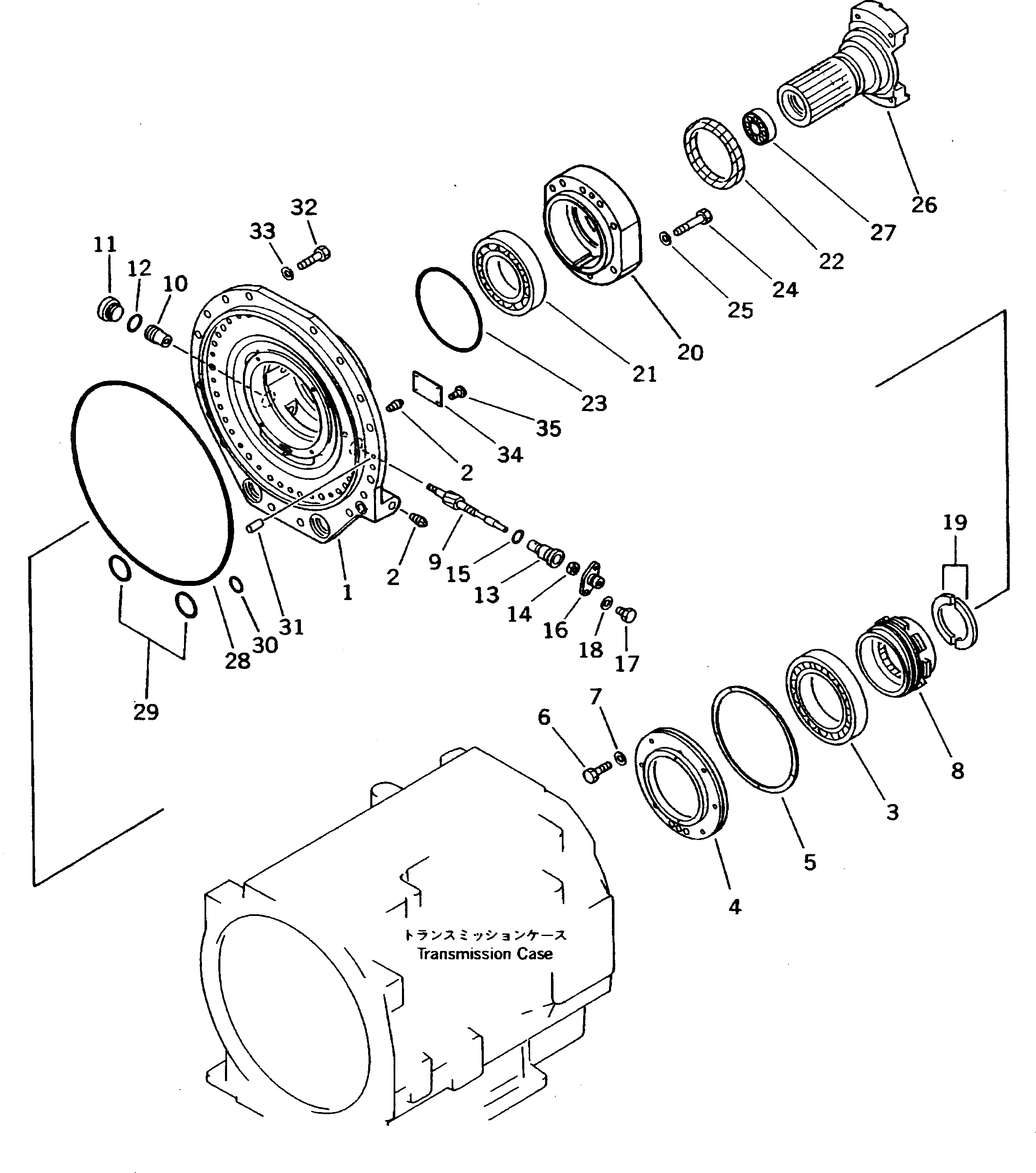 Подшипник 561-15-79661 Komatsu