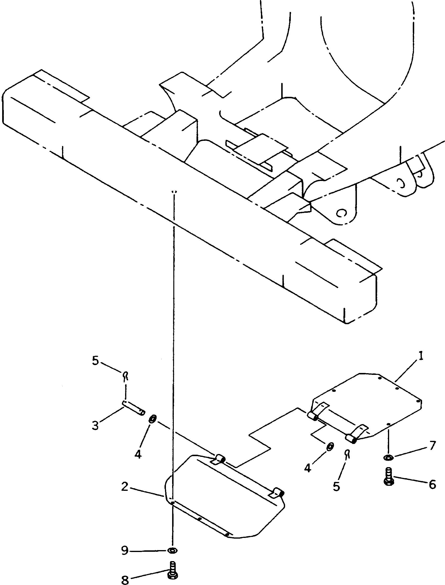 Крышка 581-95-16690 Komatsu