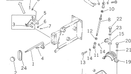 Рычаг 114-43-44350 Komatsu