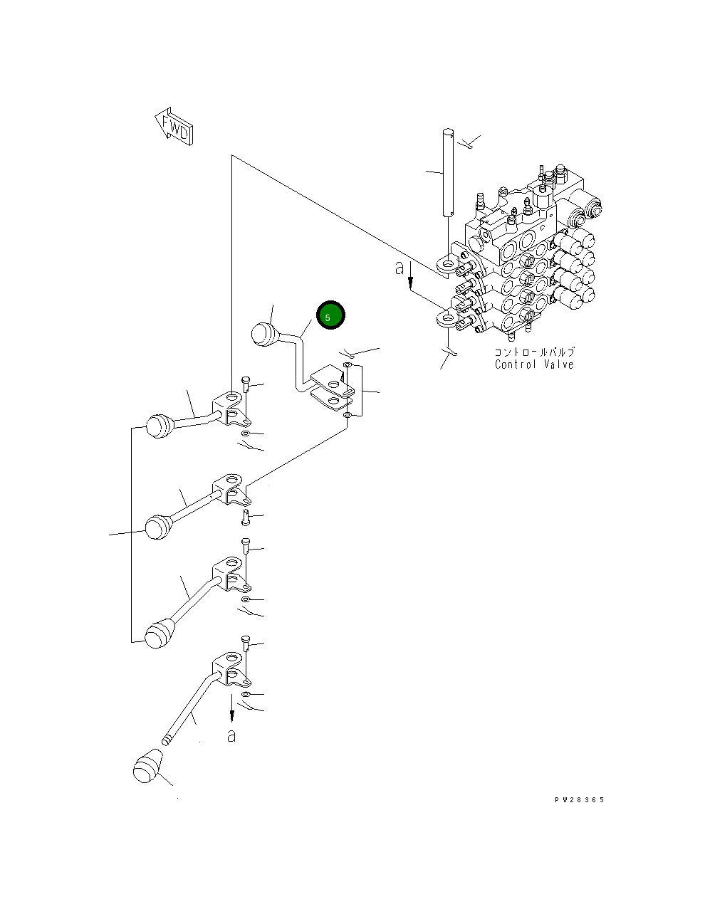 Рычаг MH355-3218900 Komatsu