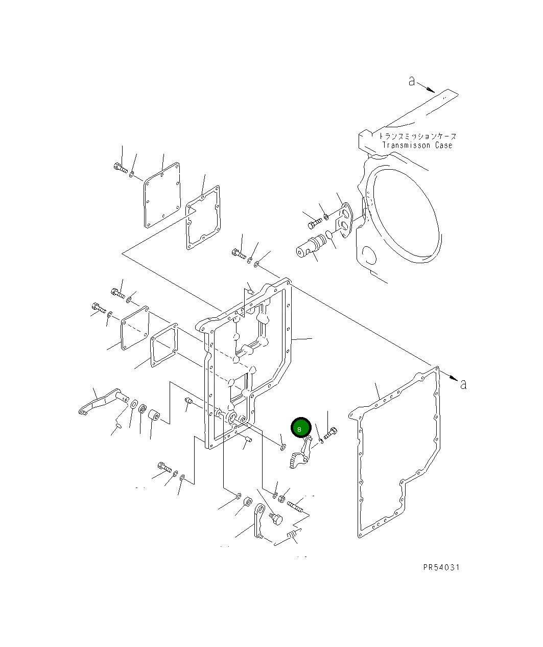 Рычаг 232-15-15761 Komatsu