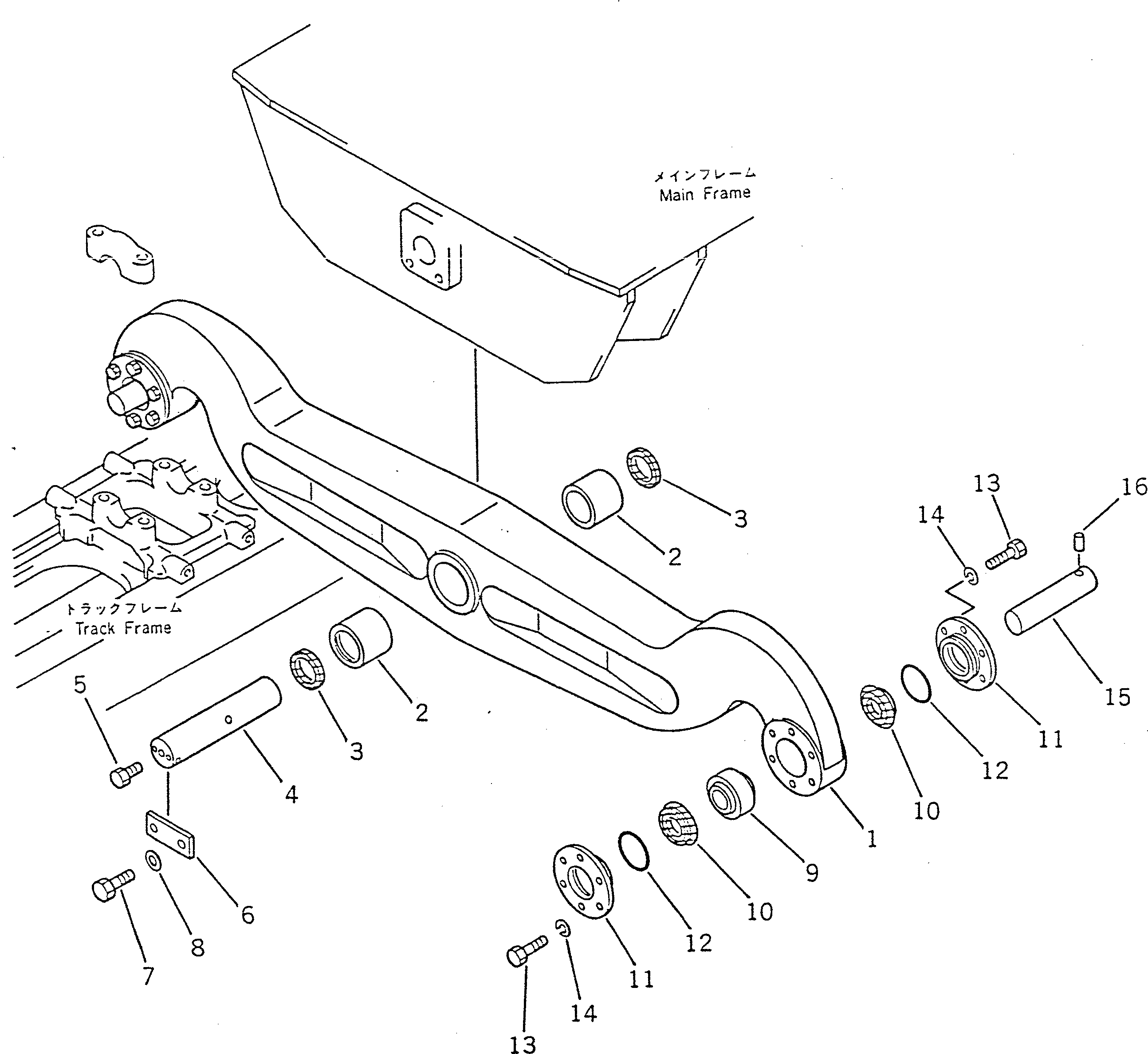 Крышка 142-50-11170 Komatsu