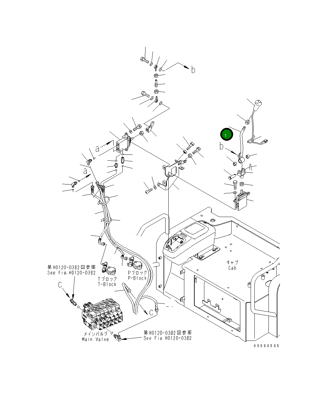 Рычаг 22F-910-3241 Komatsu