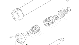 Крышка, ROD 03B582-1 Komatsu