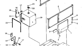 Бак 207-04-16110 Komatsu