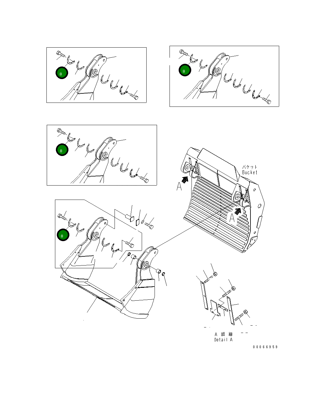 Крышка DM91116340 Komatsu