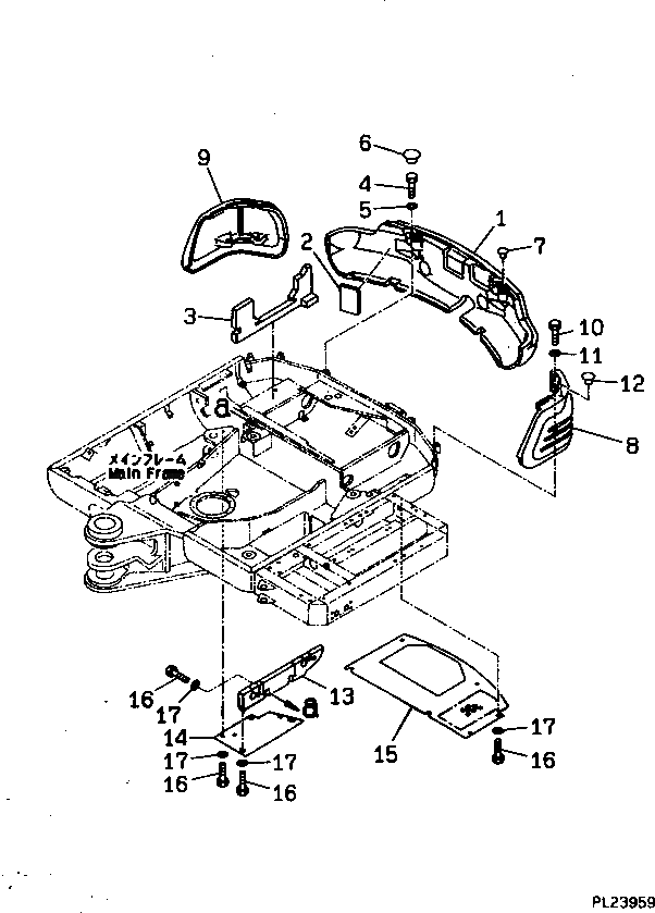 Крышка 20T-46-71621 Komatsu
