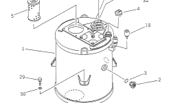 Крышка 421-60-11460  Komatsu