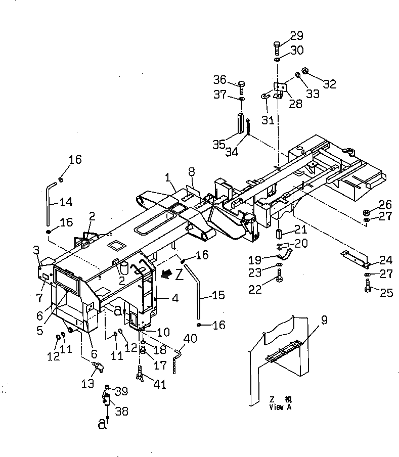 Крышка 262-04-51220 Komatsu