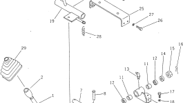 Палец 205-54-61270 Komatsu